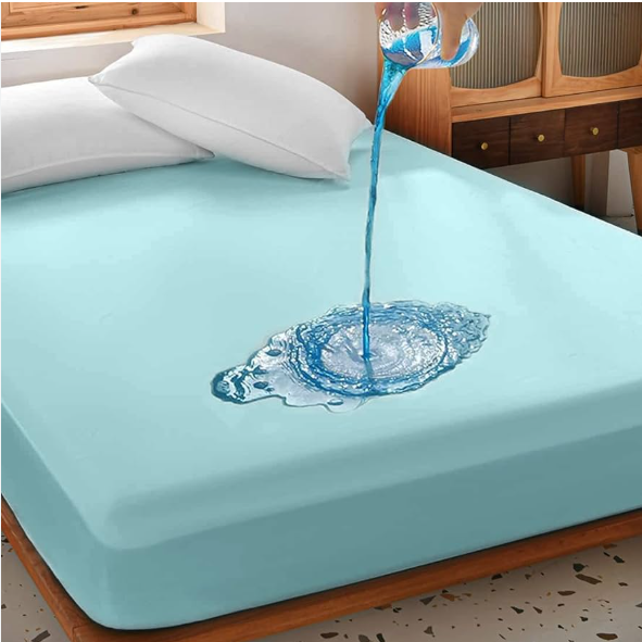 Waterproof Mattress Protector Full Size, Breathable, Noiseless, Mattress Cover, Fitted Deep Pocket Bed Cover CUSHTELLO